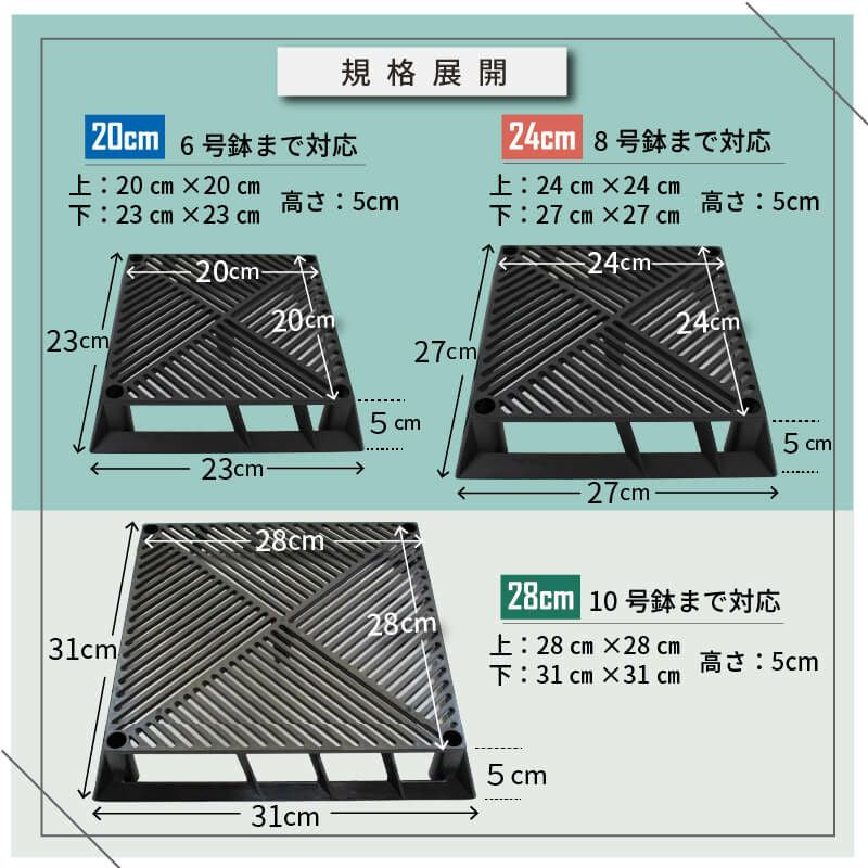 ブラックベース20cm