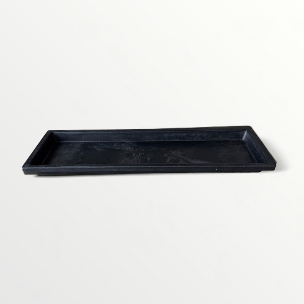 Marvista　プラスチック受け皿　1104 シティ長方形皿S BK