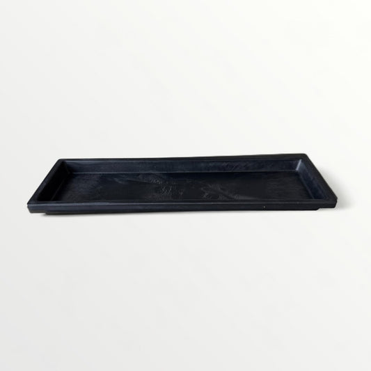 Marvista　プラスチック受け皿　1104 シティ長方形皿S BK