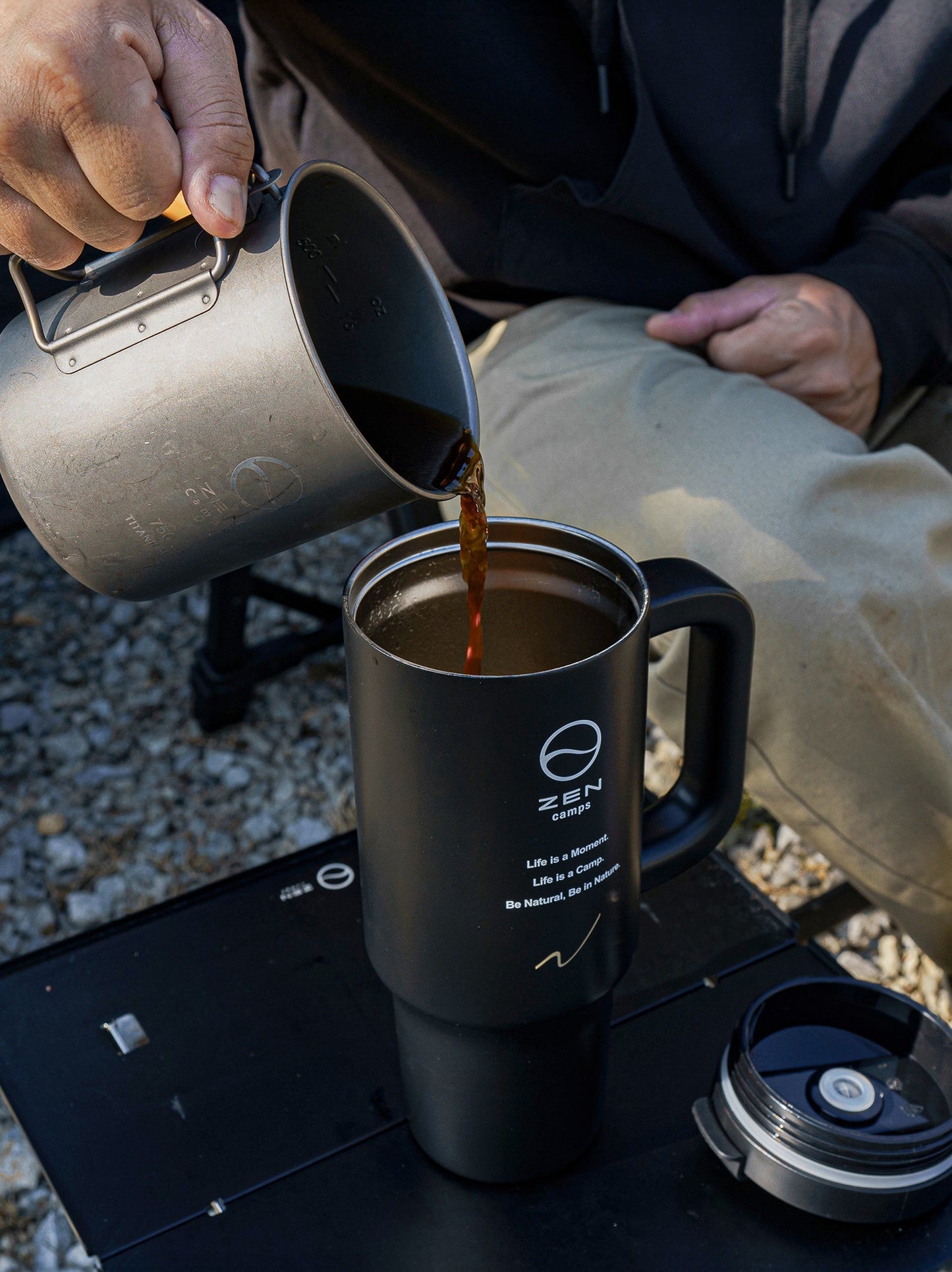 ZENCamps 30オンスストロー付きタンブラー