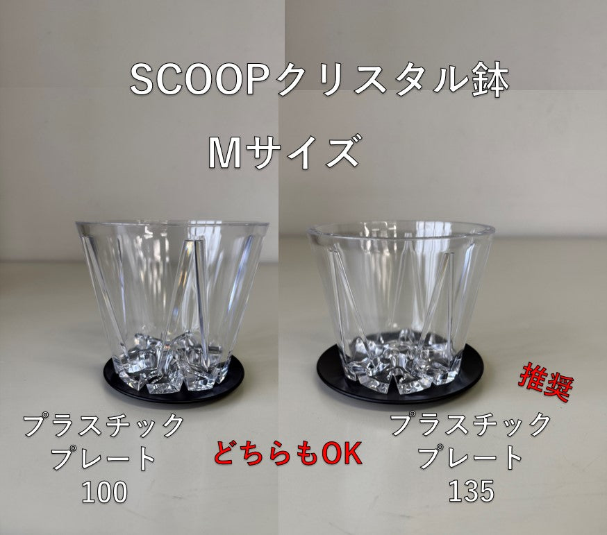 SCOOP　ブラック鉢M
