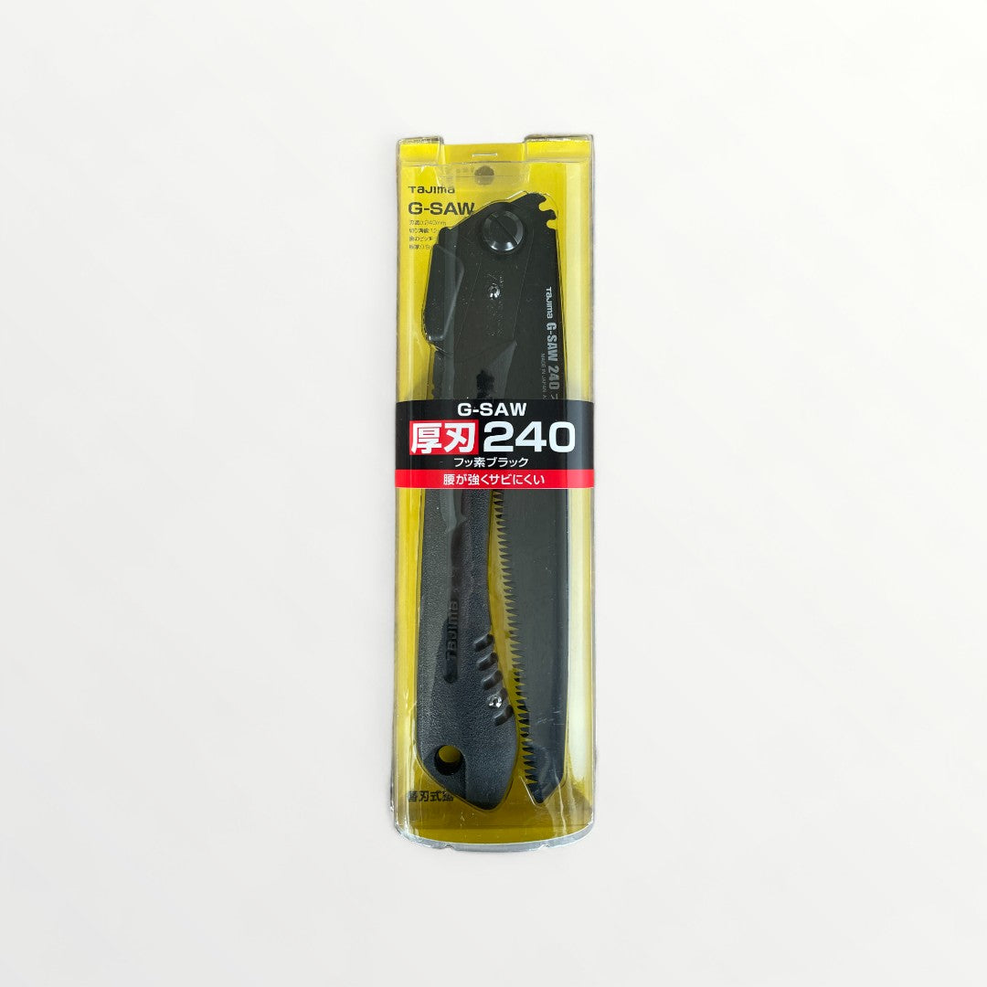 タジマ G-SAW 240mm 厚刃フッ素ブラック GK-A240FB