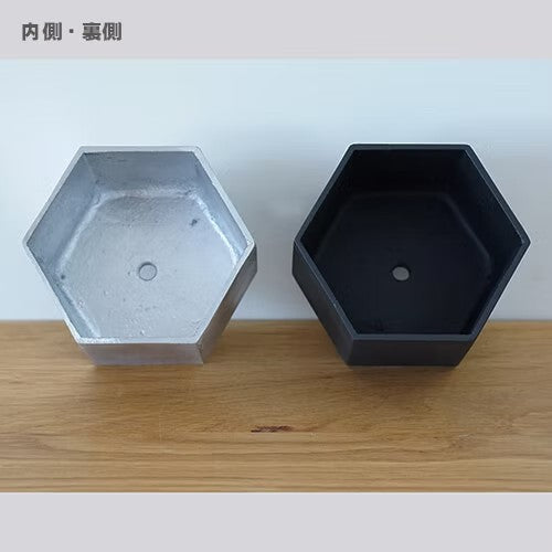 ブルータポット 63667 ヘキサゴンシルバー