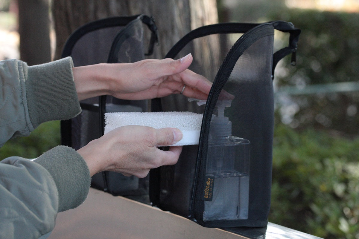 SotoLabo Dry mesh Wash case ドライメッシュウォッシュケースMサイズ   DWC-M